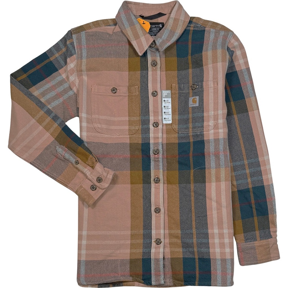 Carhartt 105576 Loose Fit Heavyweight Twill Shirt‎ - Womens Medium - #46435-B2